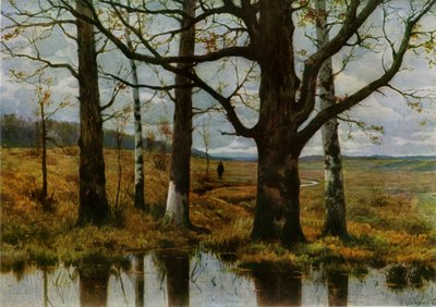 Paesaggio autunnale, c1908, 1965 da Konstantin Yakovlevich Kryzhitsky
