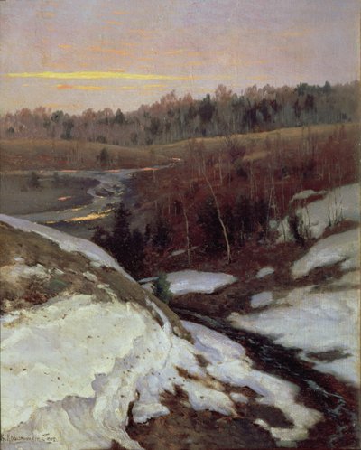 Inizio primavera da Konstantin Yakovlevich Kryzhitsky