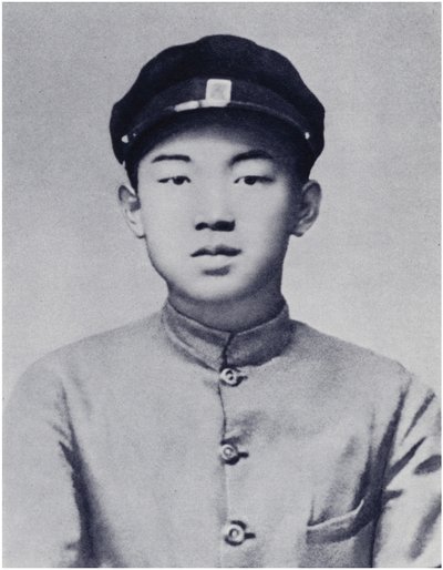 Compagno Kim Il-sung nei suoi anni scolastici da Korean Photographer