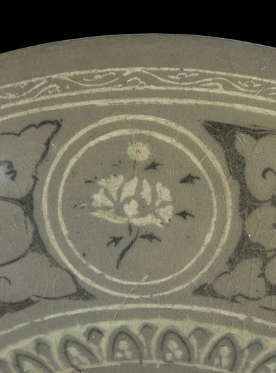 Ciotola con gru e nuvole, c.1150-1200 da Korean School