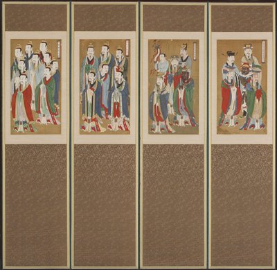 Scena processionale, dinastia Choson da Korean School