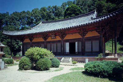 Tempio di Pusok-sa, ricostruito nel 1358 da Korean School