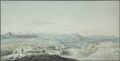 Veduta della fortezza di Konstantinogorsk dalla montagna Mashuk da Korneev