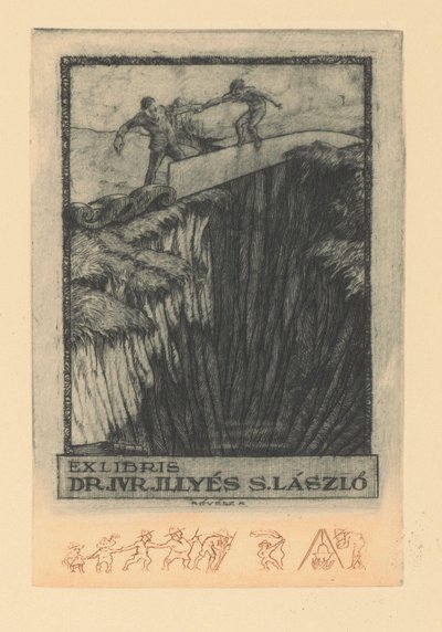 Ex libris di Sándor László Illyés da Kornél Révész