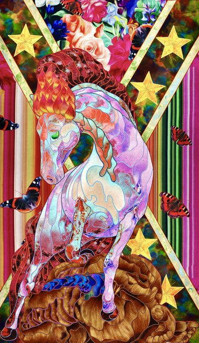 Il cavallo magico dai colori vivaci da Kostyantin Malginov