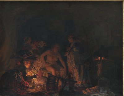 Leonora Christina esaminata in prigione da Kristian Zahrtmann