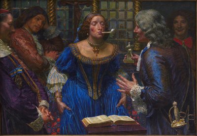 Regina Cristina nel Palazzo Corsini da Kristian Zahrtmann