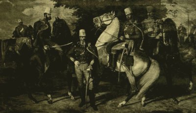 Ufficiali del Reggimento Ussari Károlyi del 1849 da Károly Lotz
