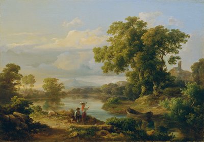 Primavera sul fiume da Károly Markó d. Ä.
