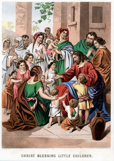 Cristo benedice i bambini da Kronheim and Co