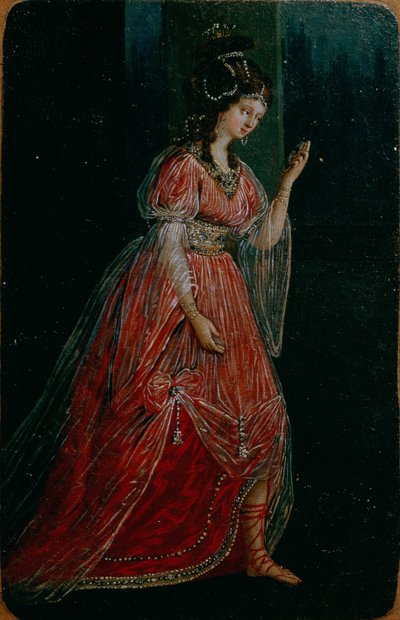 Costume per il Teatro dei servi di Sheremetev da Kuerzinger