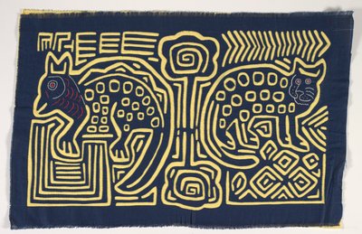 Pannello di camicia (mola), c.1950 da Kuna Indian Culture