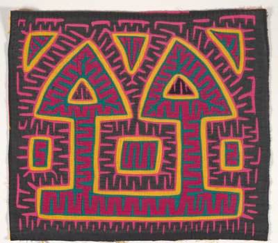 Pannello di camicia (mola) (cotone applicato) da Kuna Indian Culture