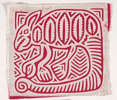 Pannello di camicia (mola) (cotone applicato) da Kuna Indian Culture