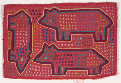 Pannello di camicia (mola) da Kuna Indian Culture