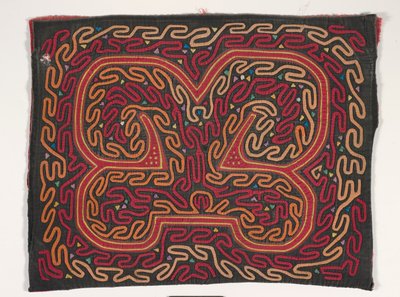 Pannello di camicia (mola) da Kuna Indian Culture