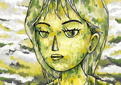 Una donna al sole tipo 2 da Kunio Ota