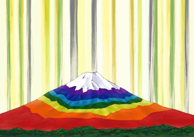 Monte Fuji Arcobaleno nella Luce #2 da Kunio Ota
