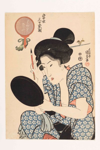 Il tipo popolare, dalla serie Tosei sanjuni so I trentadue tipi moderni, 1821-1822 da Kunisada