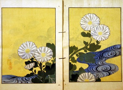 Fiori accanto a un ruscello, da un