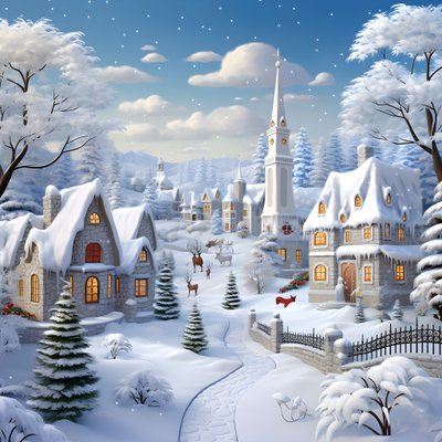 3D nevoso Natale 1 da Kurt Heppke