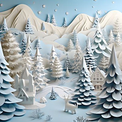 3D nevoso Natale 3 da Kurt Heppke
