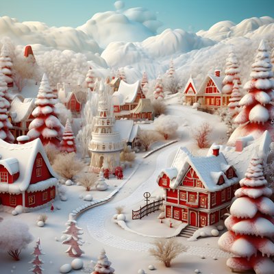 3D nevoso Natale 4 da Kurt Heppke