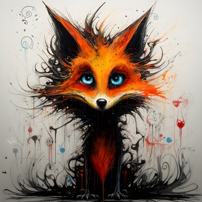 antropomorfismo della volpe magica 2 da Kurt Heppke