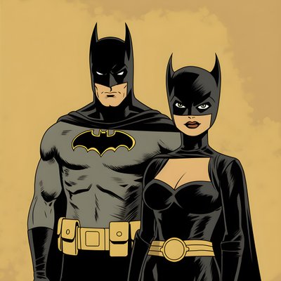 Batman e Catwoman 2 da Kurt Heppke