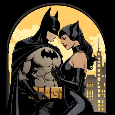 Batman e Catwoman 3 da Kurt Heppke