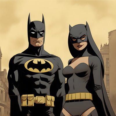 Batman e Catwoman 4 da Kurt Heppke