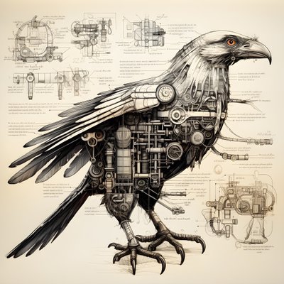 Progetti di uccelli meccanici a vapore di Da Vinci 2 da Kurt Heppke