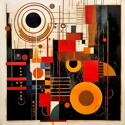 Il trecentottantasettesimo quadro da quando i pensieri si scontrano 4 da Kurt Heppke