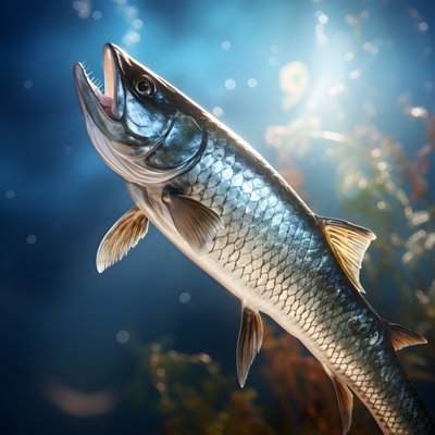 Un luccio, una specie di pesce, è stato catturato con una lenza 2 da Kurt Heppke