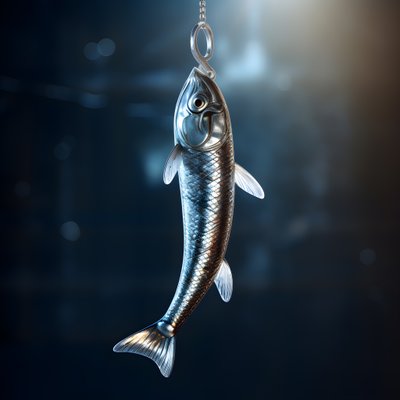 Un luccio, un tipo di pesce, catturato con una lenza 3 da Kurt Heppke
