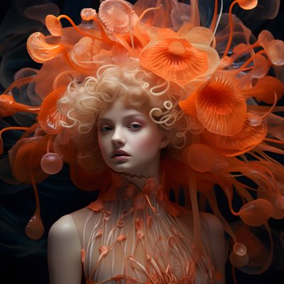 Un primo piano della bellissima dea dei fiori di attinia marina sott