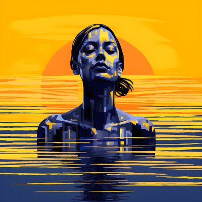 delusione al sole, donna d