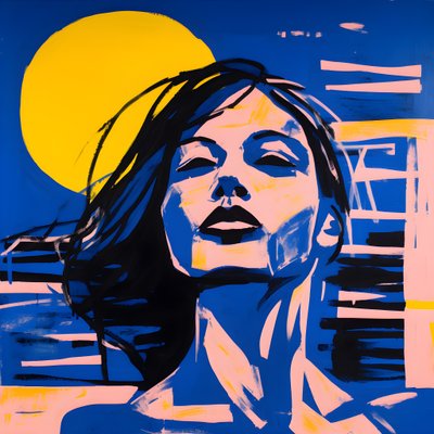 delusione al sole, donna d