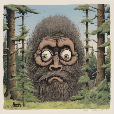 volto tra gli alberi 2 da Kurt Heppke
