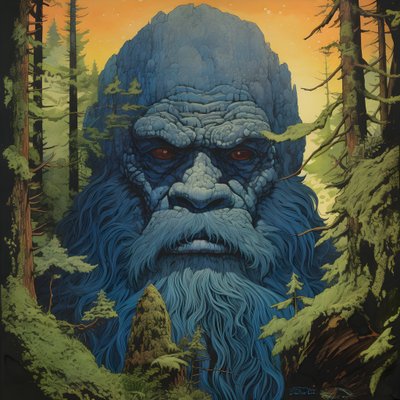 volto tra gli alberi 4 da Kurt Heppke