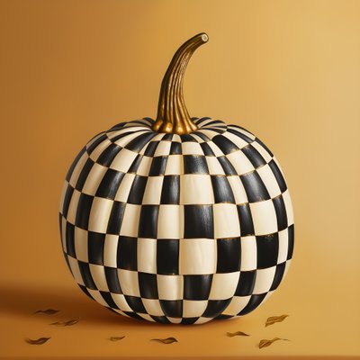 Oro bianco e nero, zucca su sfondo beige 1 da Kurt Heppke