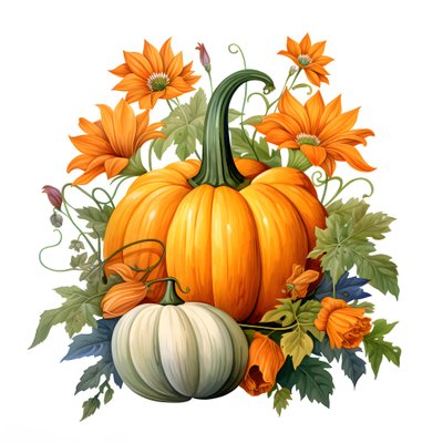 Zucca da cui crescono fiori 2 da Kurt Heppke