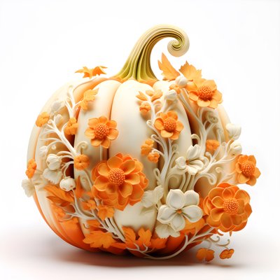 Zucca da cui crescono fiori 3 da Kurt Heppke