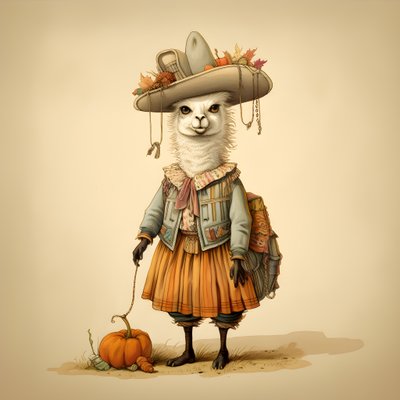 Lama, XVIII secolo America da Kurt Heppke