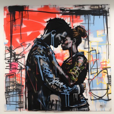 uomo e donna si abbracciano 1 da Kurt Heppke