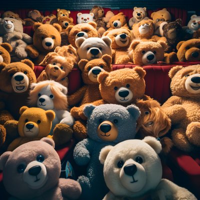 milioni di orsetti di peluche in un cinema 4 da Kurt Heppke