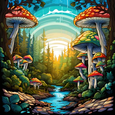 Fungo e foresta 2 da Kurt Heppke