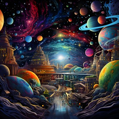 planetario nello spazio 1 da Kurt Heppke
