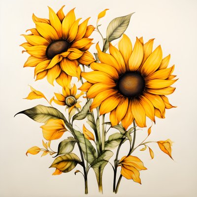girasoli 3 da Kurt Heppke