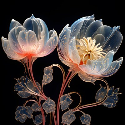 tulipani intricati 3 da Kurt Heppke